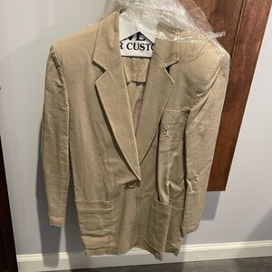 Linen beige blazer excellent condition